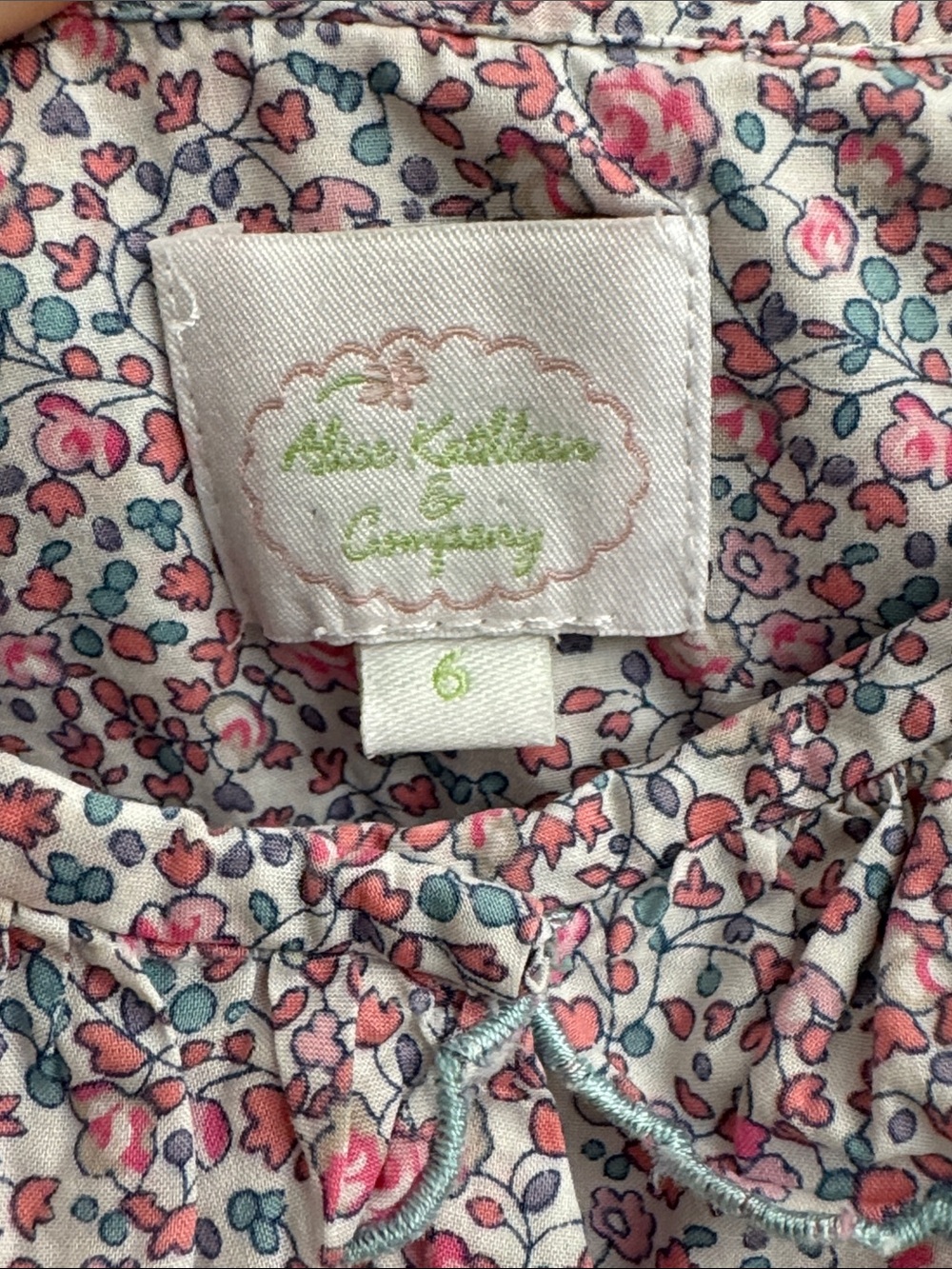 Alice Kathleen Floral Long-Sleeve Dress - Picture 3 of 4